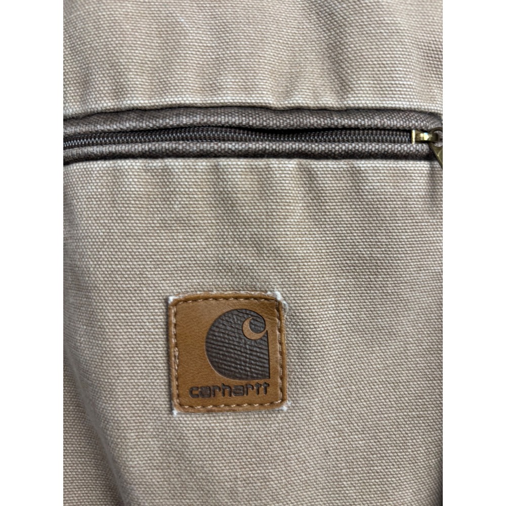 VTG Carhartt J97SDL Detroit Jacket Men's Tan Brown Blanket Lined Canvas Size XXL - Picture 6 of 14